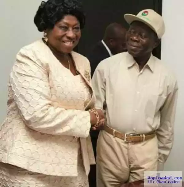 OMG!! So Governor Adams Oshiomhole Has It This Big? No Wonder His Wife Is.... [See Photo]